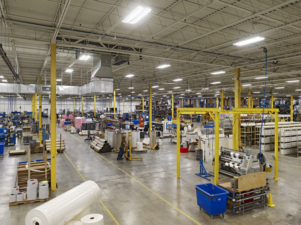Cohesive Components's custom die-cutting and manufacturing facility