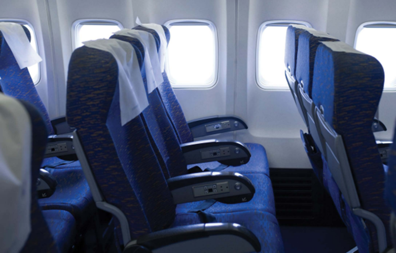 seats on an airplane